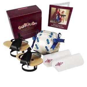 American Girl MUFF MITTS & PATTENS Pleasant Company Label Felicity Accessory BOX